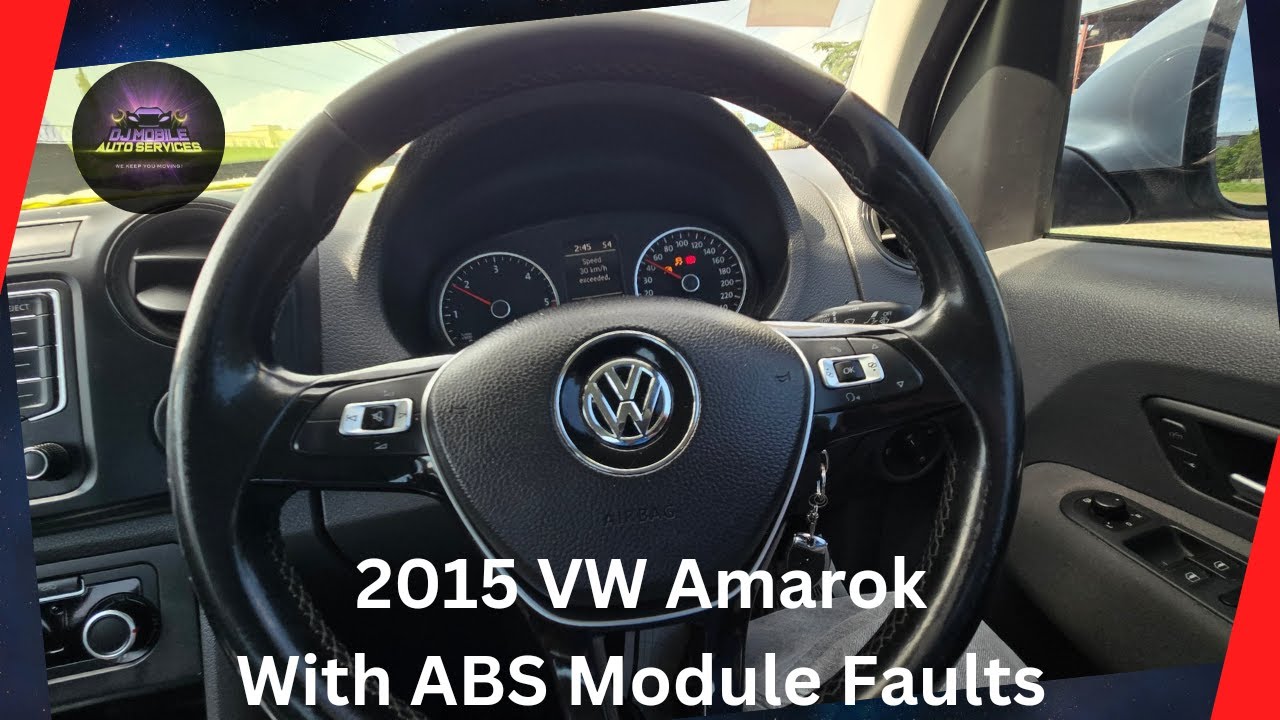 VW Amarok ABS Control Module Faults. #16352 #01130 #01276