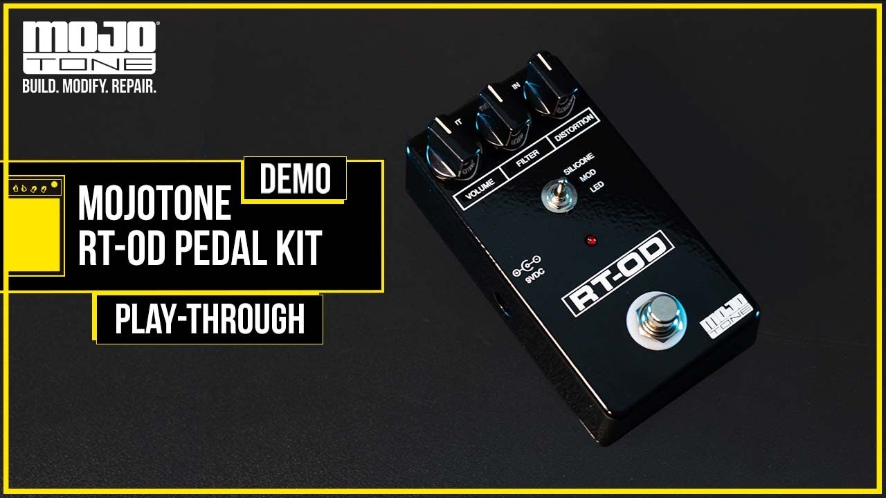 Mojotone RT-OD Pedal Kit Demo and Effects Pedal Play Through