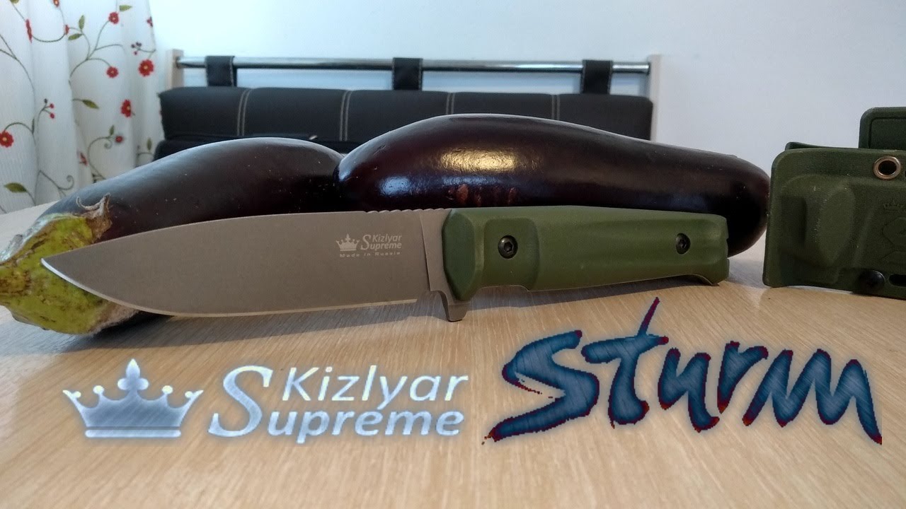 15 Градусов на сторону - Тест ножа Sturm PGK Kizlyar Supreme. Кизляр Суприм Штурм после переточки