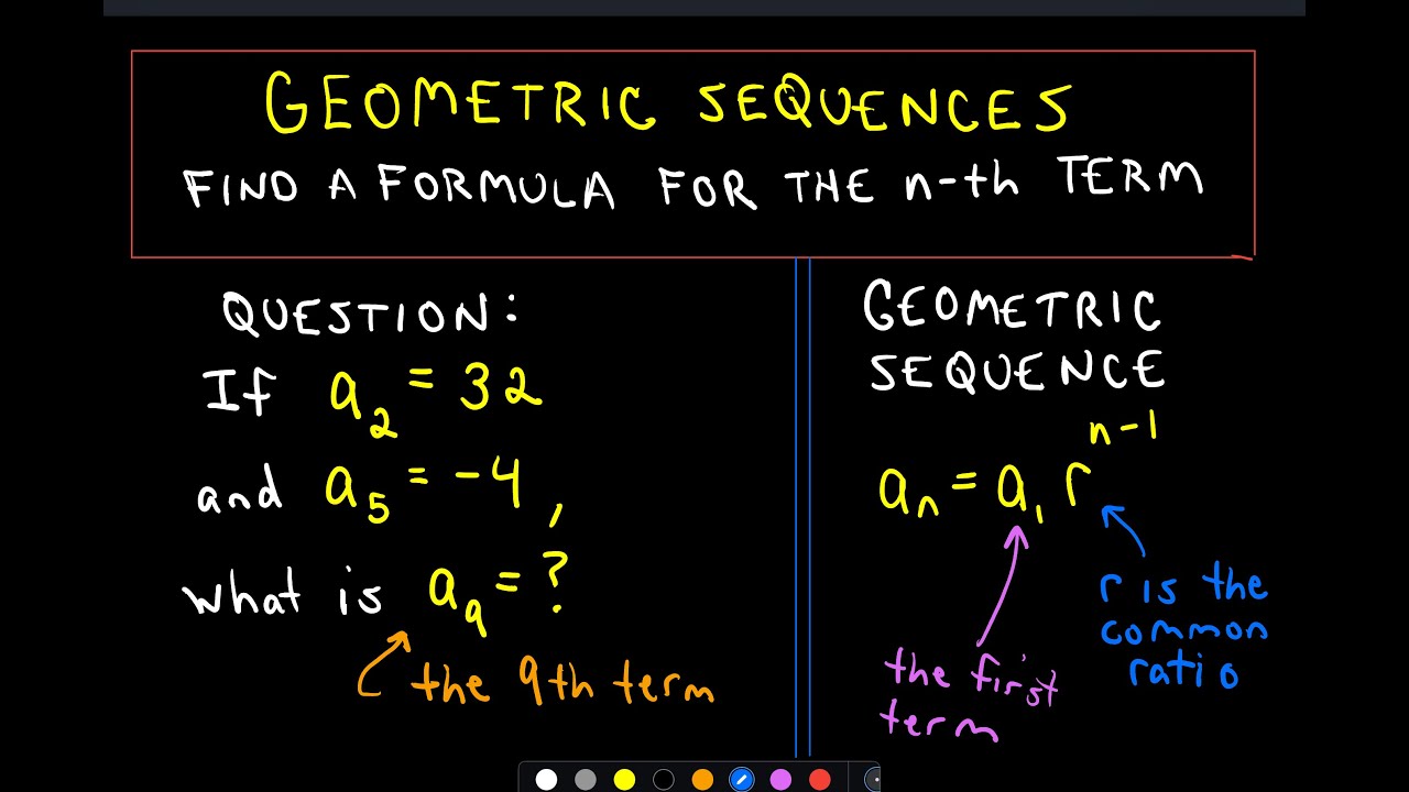 ❖ Geometric Sequences: A Formula for the' n - th ' Term , Part 2 ❖