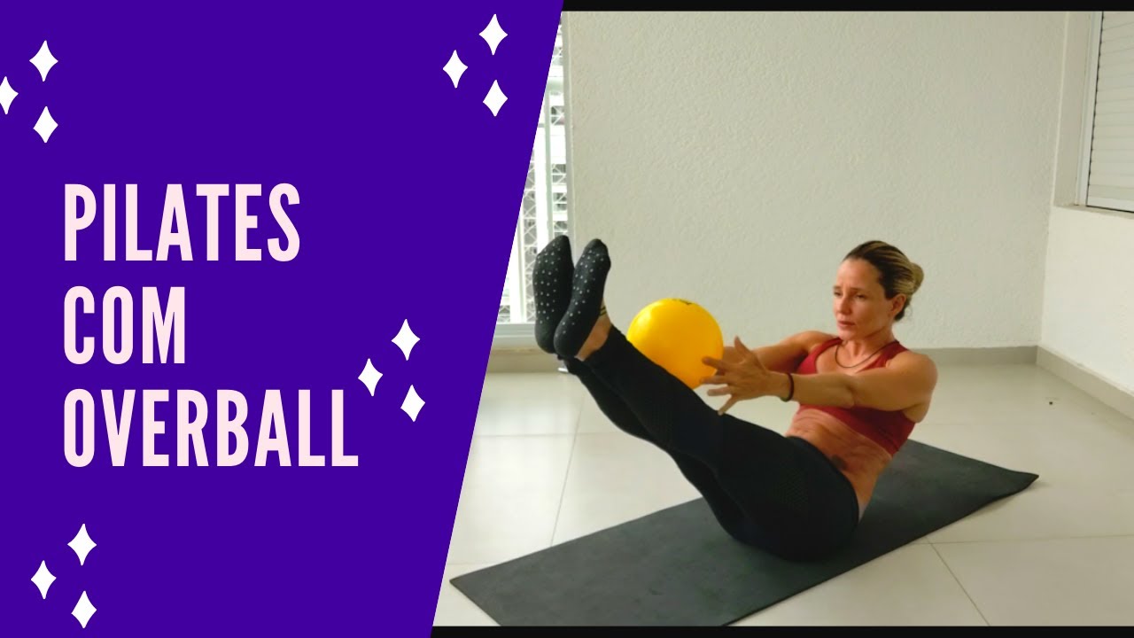 Mat Pilates com overball ( bola pequena ) 40 minutos