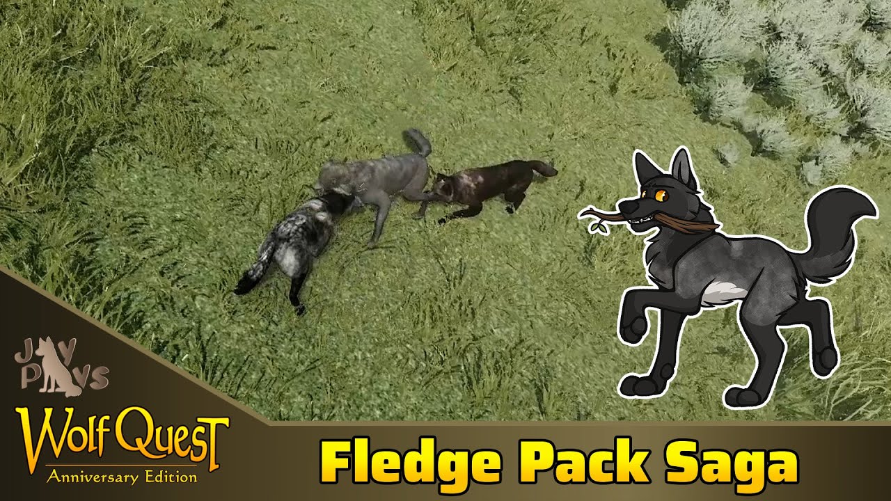 Flung into a Fearsome Fight! | WolfQuest Fledge Pack Saga Year 2 #1