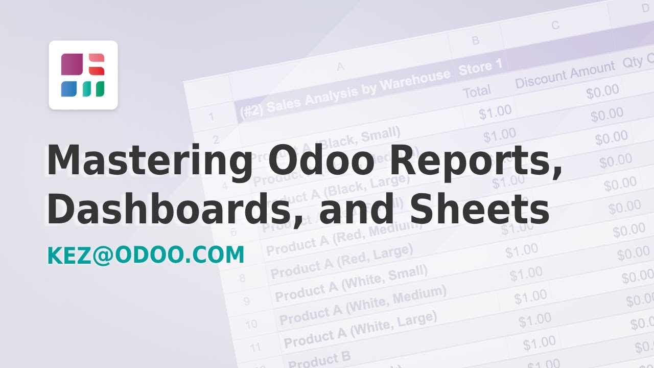 Mastering Odoo Reports, Dashboards, and Sheets: A Comprehensive Guide