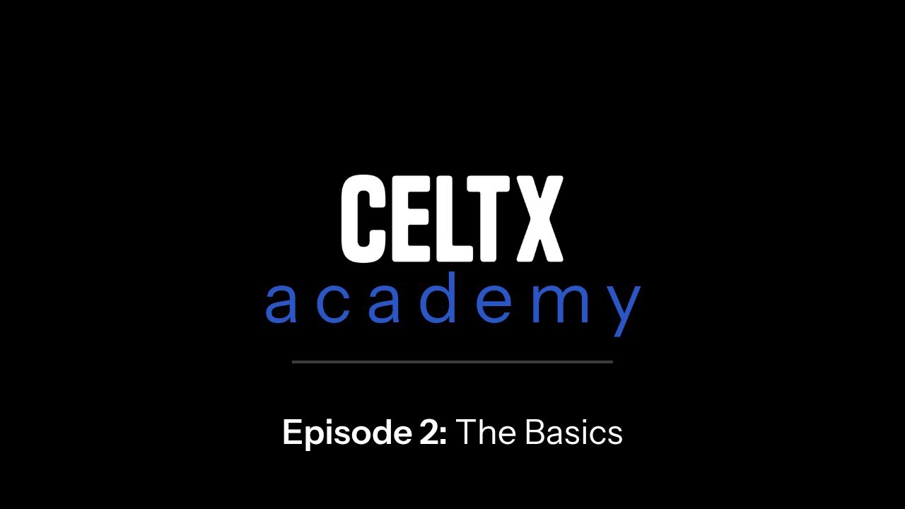 Celtx Academy Episode 2: The Basics