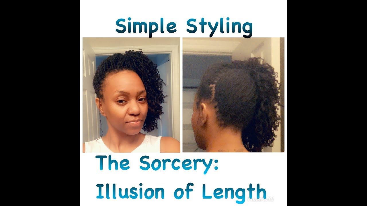 Sisterlocks | Simple Styling | The Illusion of length