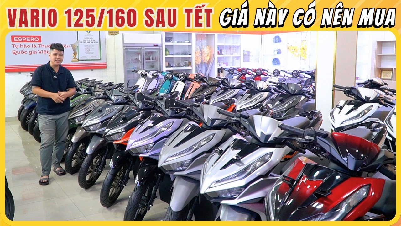 Giá Vario 125 /160 Sau Tết Có Đáng Để Mua | CUA Vlog61