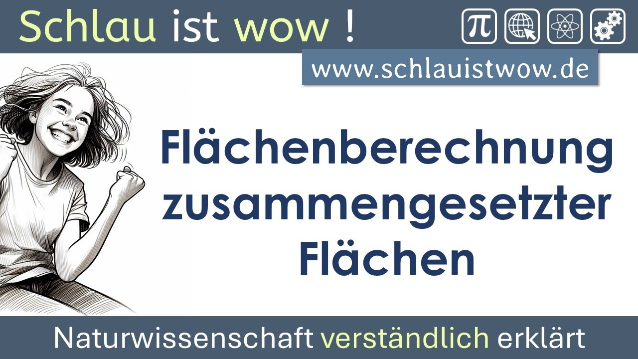Flächenberechnung zusammengesetzter Flächen (Rechtecke)