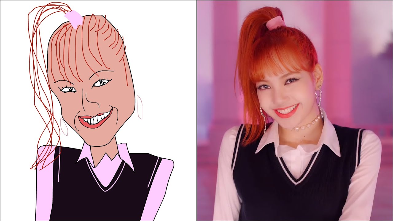 POP DRAWING MEME #256 | BLACKPINK - AS IF IT'S YOUR LAST | Ruby Fun