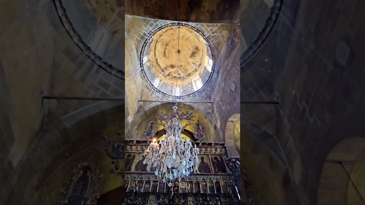 Interior of closed Agios Mamas church in Morphou #cyprus #northcyprus #orthodox #church #abandoned