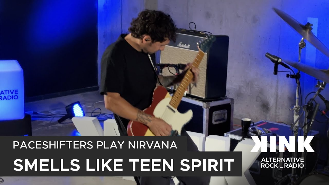 'Smells Like Teen Spirit' van Nirvana in de versie van Paceshifters in de KINK Live Bunker