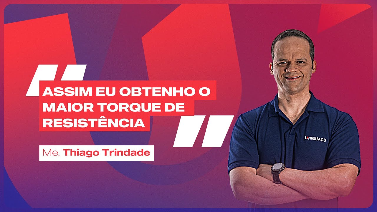 Sequência de exercícios fundamentais para peitoral maior - Dr. Thiago Trindade – Faculdade UNIGUAÇU