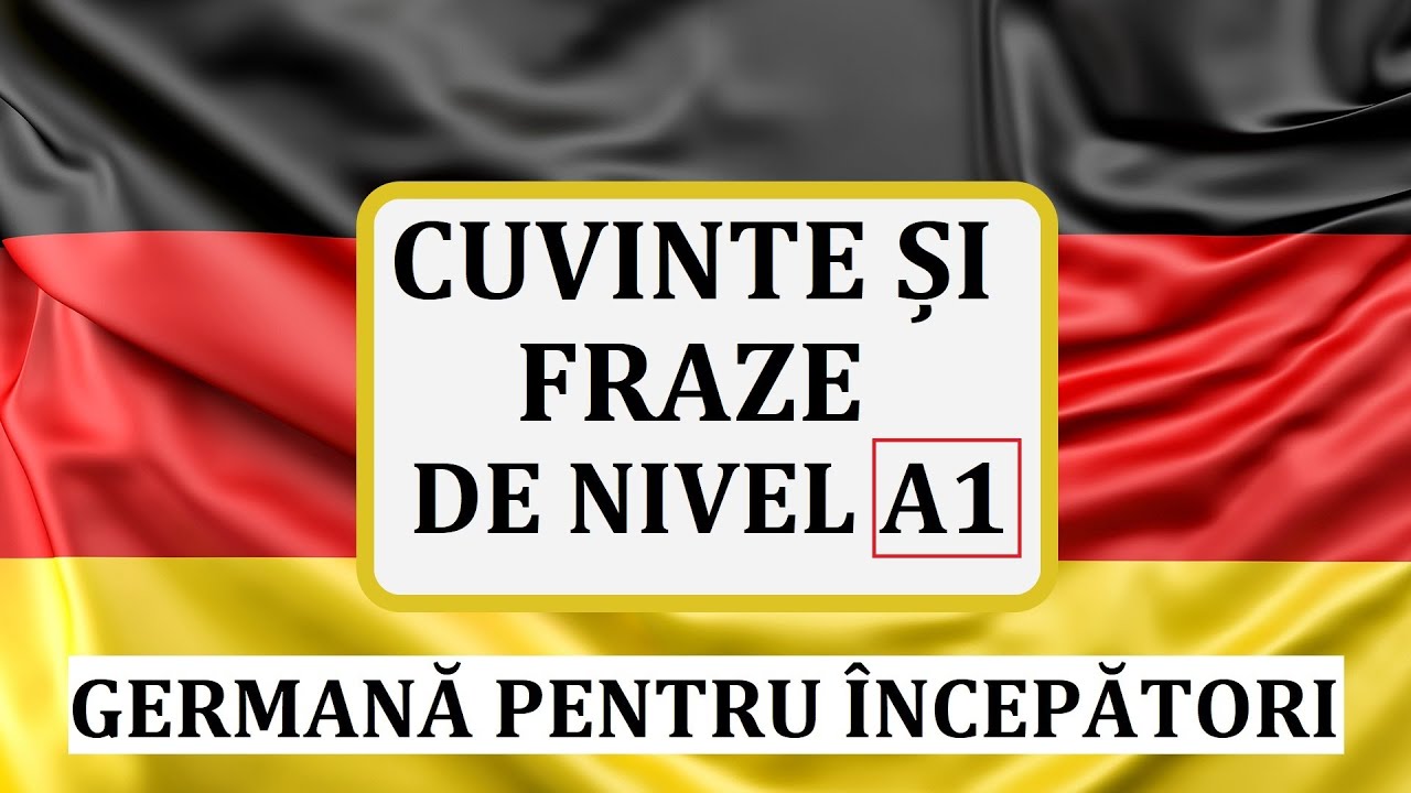 Invata Germana | Cuvinte si fraze de nivel A1 - Pentru diferite situatii