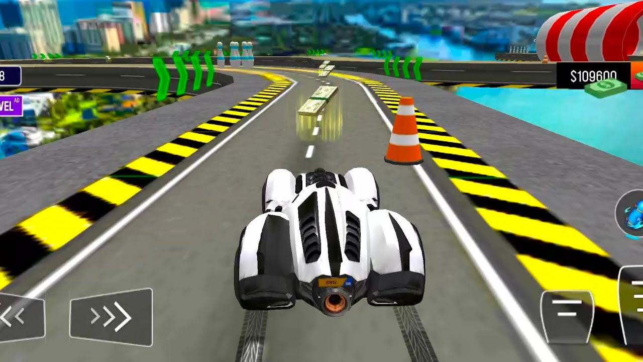 Unbelievable the Top Speed Super Mega Ramp GT Car Racing #supermega