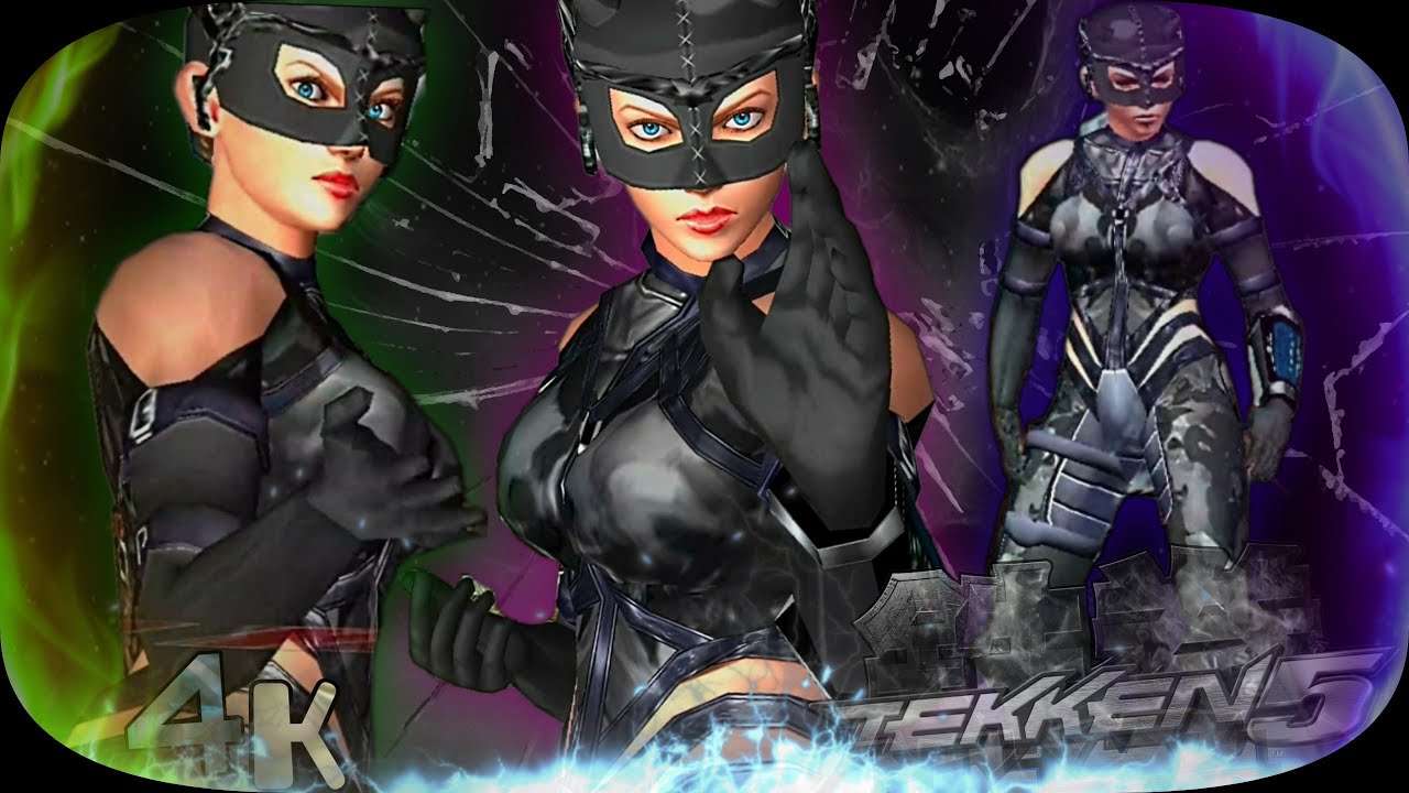 Nina ( Black Cat ) Ultra Hard Tekken 5 Remastered UHD 4K 60 FPS
