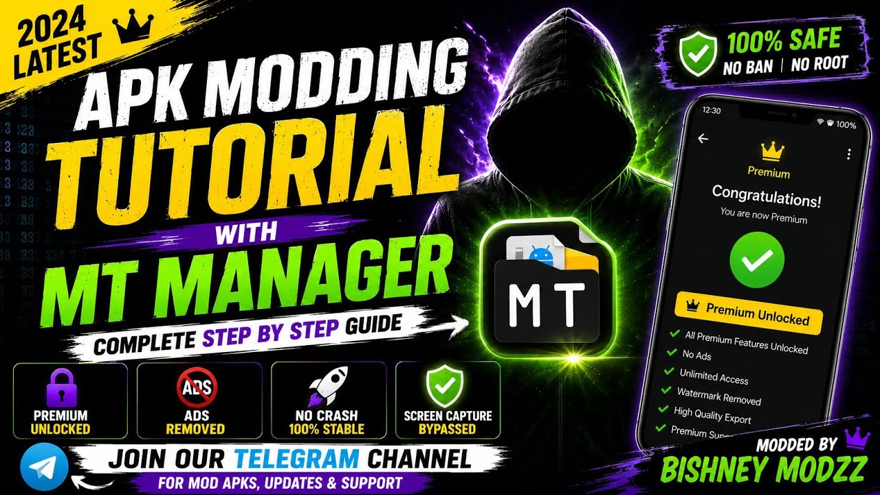 APK Modding Tutorial | MT Manager Beginner Guide (2026)