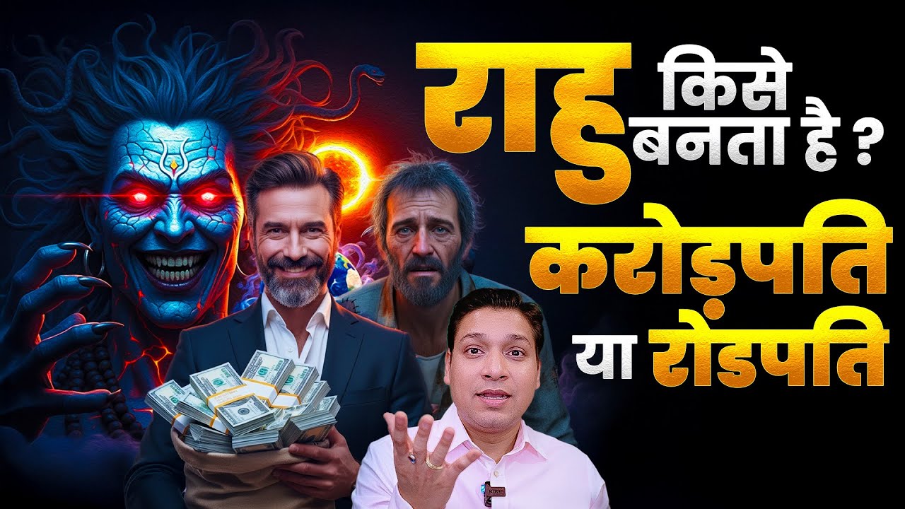 राहु किसे बनाता है करोड़पति या रोडपति | Good Or Bad Rahu Symptoms & Financial Growth