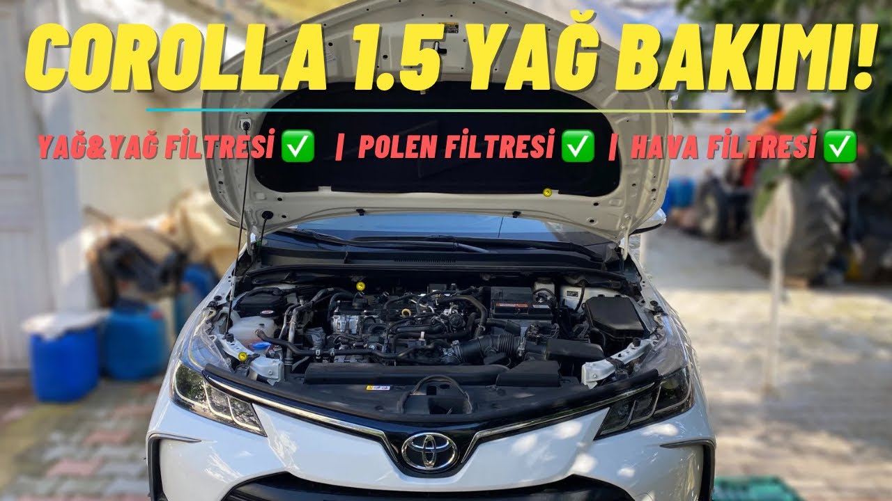 Toyota Corolla 1.5 (2021) 10.000 Km Yağ Bakımı!