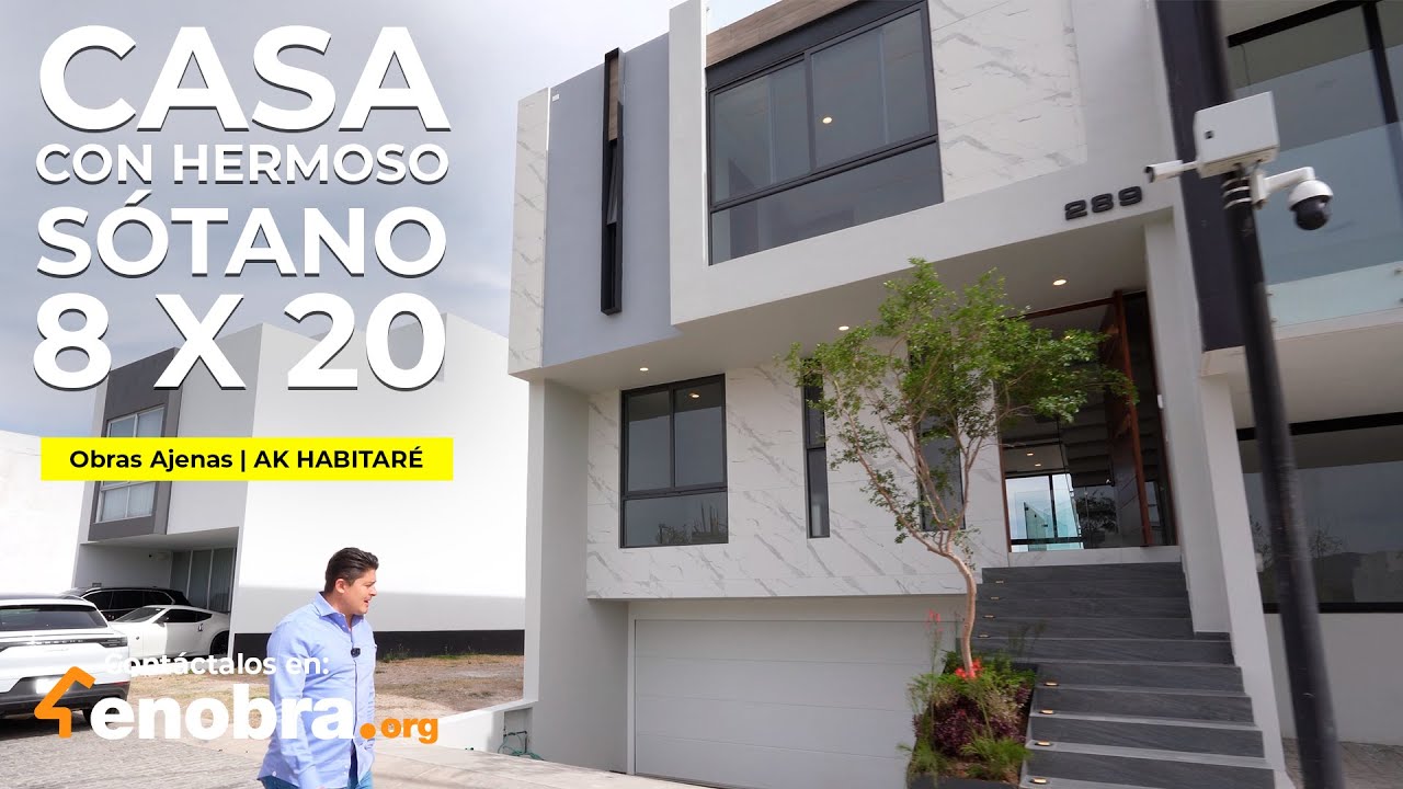 Tour CASA con SÓTANO, BAR y ÁREA de JUEGOS con VISTA AL PARQUE | Obras Ajenas | @AK Habitaré
