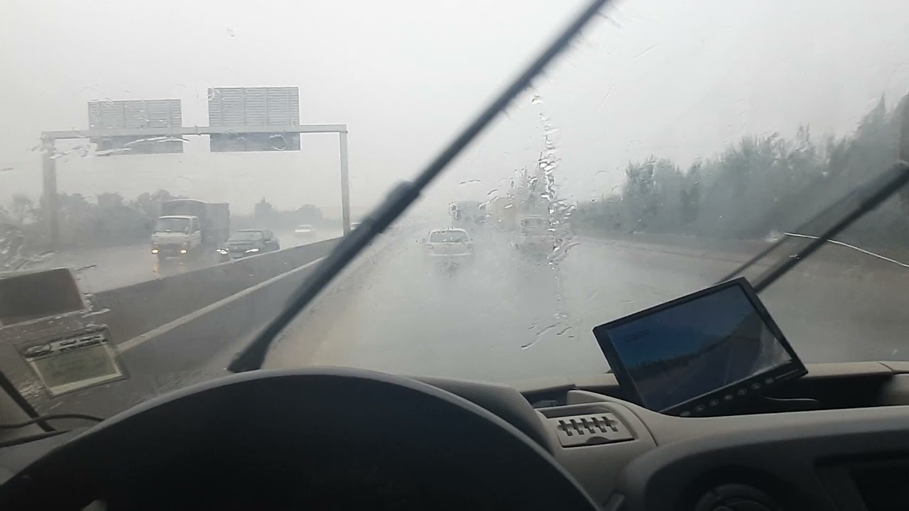 السياقة في المطر الغزير |الجزائر-بوفاريك-البليدة|ماستار