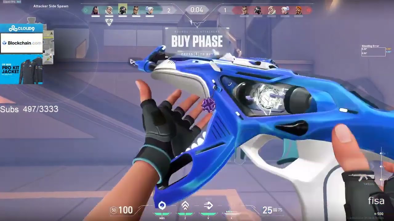 C9 Yay's reaction to C9 vandal skin