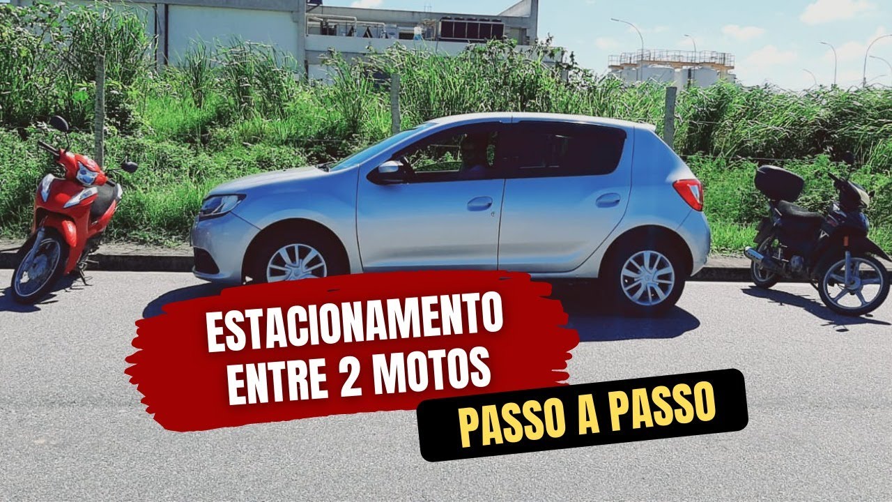 Como ESTACIONAR entre 2 motos PASSO A PASSO