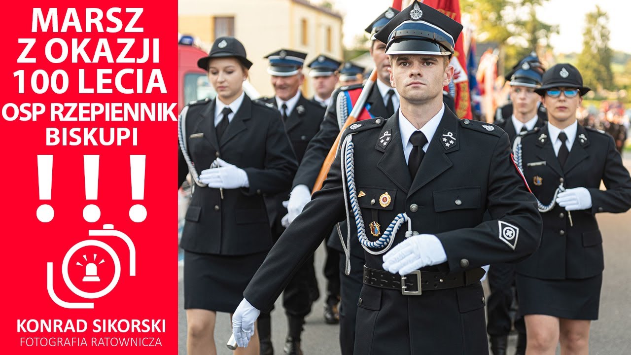 Marsz z okazji 100-lecia istnienia jednostki OSP Rzepiennik Strzyżewski