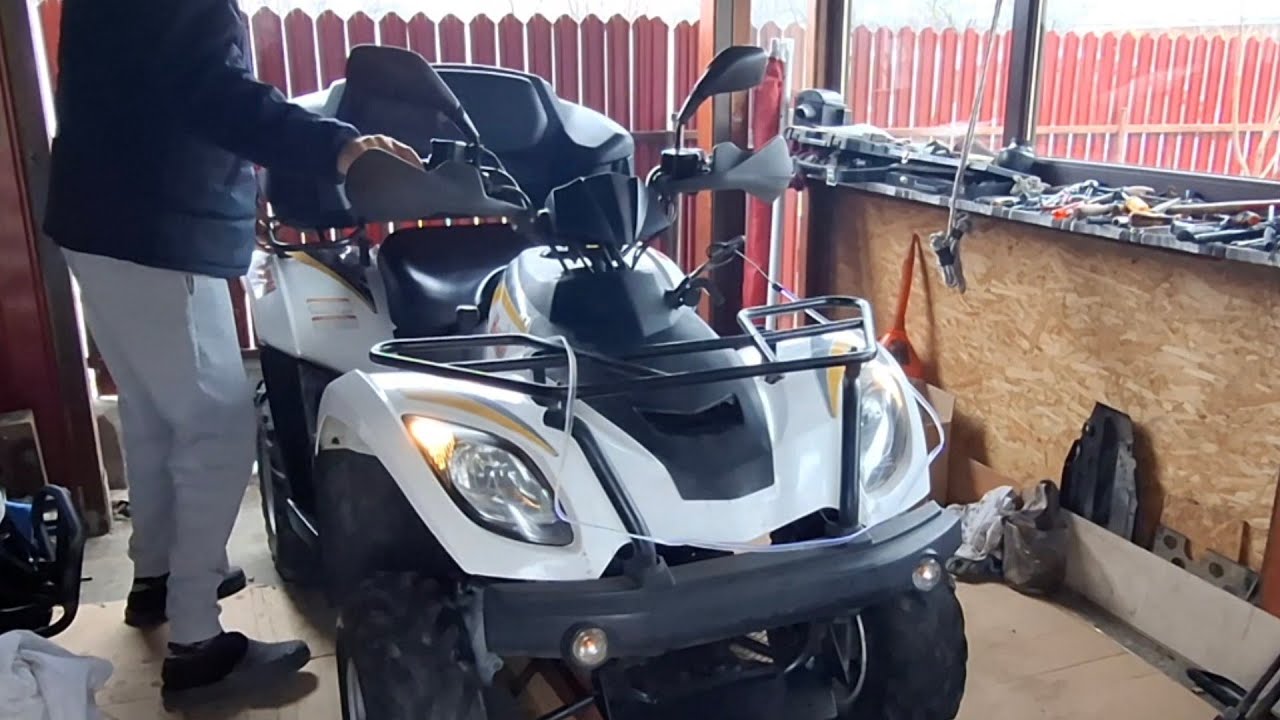 Nu A-ți mai Văzut așa ceva, Atv-ul Linhai cu Instalație Electrică de Craciun 💥
