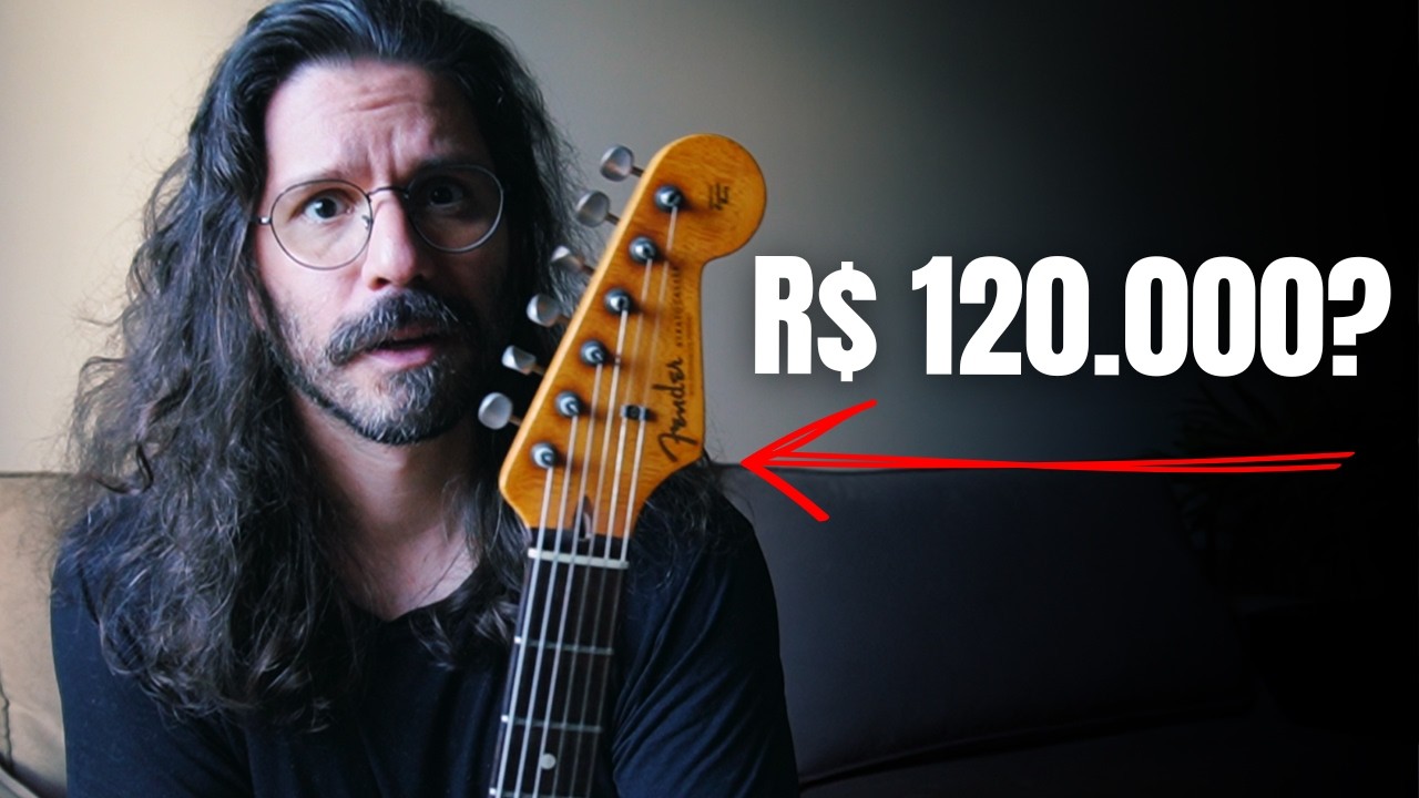 3 dias com a guitarra MAIS CARA da minha vida (custa R$ 120k!)