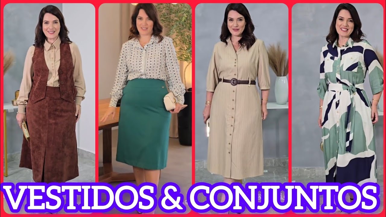 VESTIDOS & CONJUNTOS 🇧🇷 PROVADOR FASHION COM RENATA CASTANHEIRA 🌹✨#vestidos #moda #modamodesta 