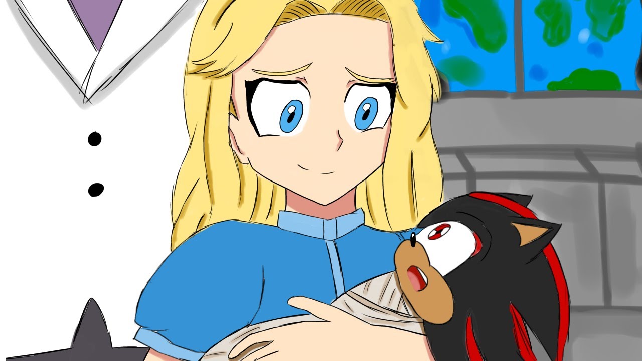 Baby Shadow Meets Maria - Sonic Comic