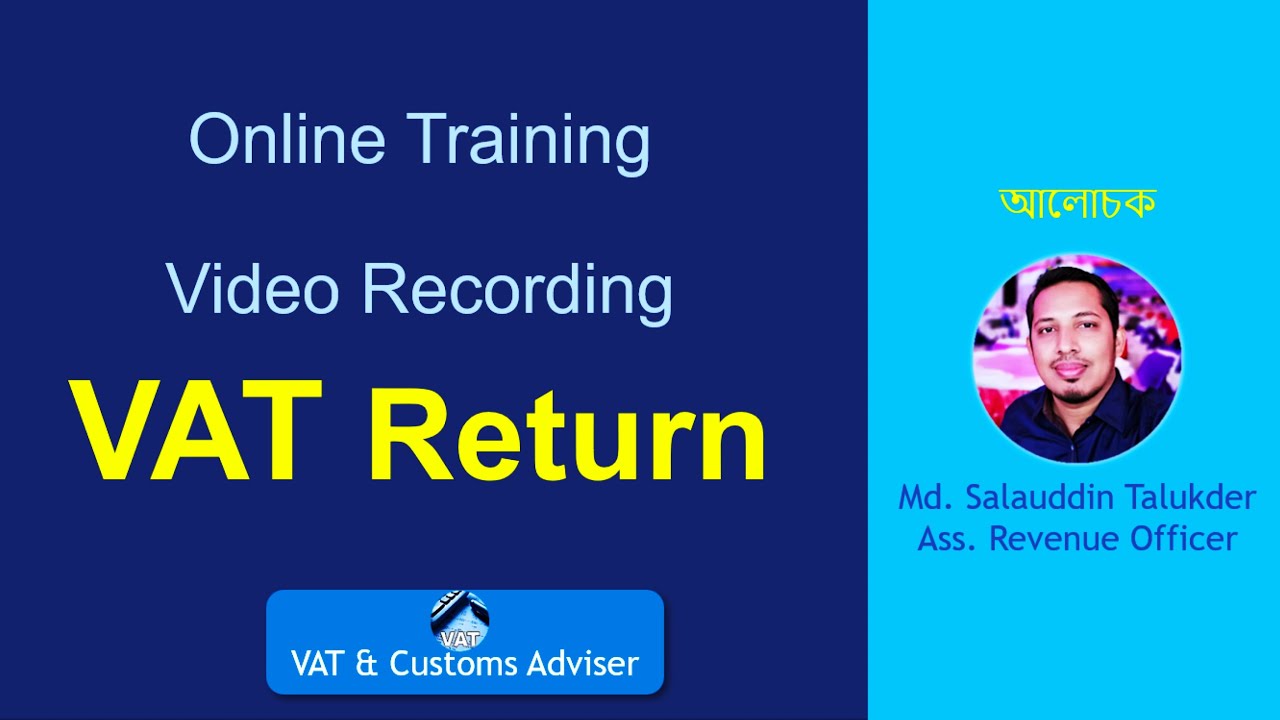 VAT Return (Mushak-9.1) Filing online class  2025