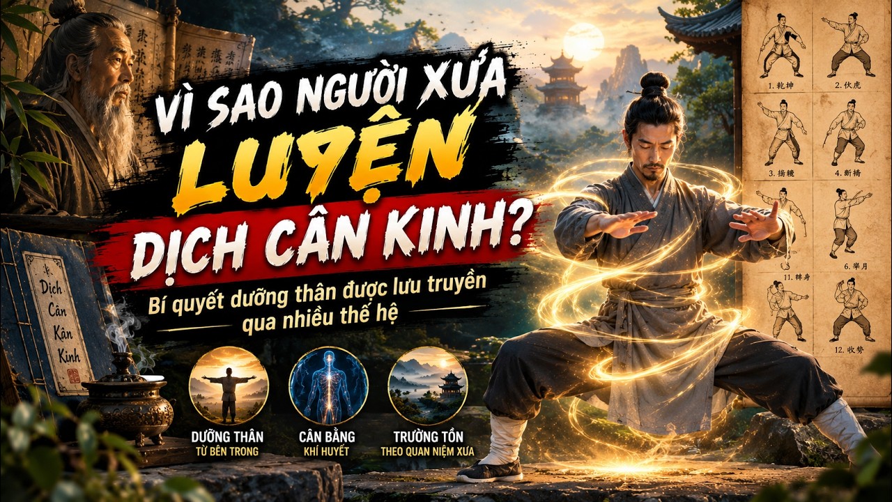Bạn Có Biết Dịch Cân Kinh Tăng Tuổi Thọ Cho Người Luyện Tập?