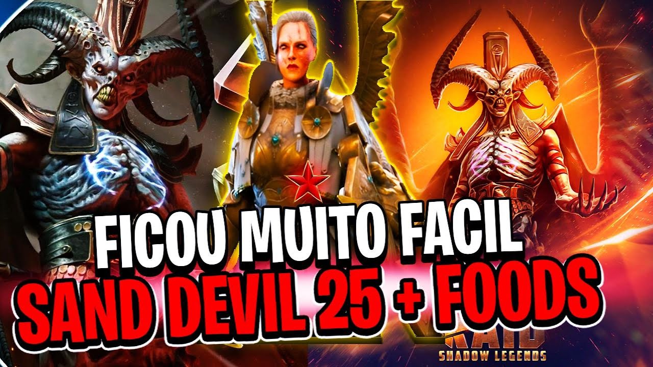SAND DEVIL 25 | MUITO ACESSIVEL COM GODSEEKER ANIRI | RAID SHADOW LEGENDS