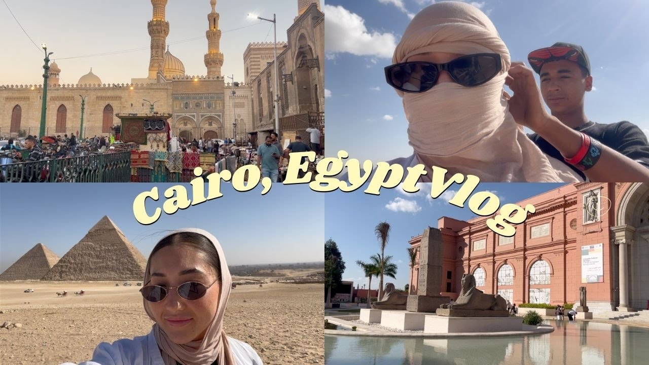 CAIRO, EGYPT VLOG; GIZA, SAQQARA, MEMPHIS