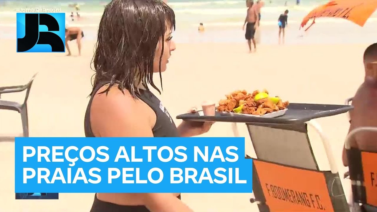 Frequentadores do litoral brasileiro enfrentam preços altos para consumir produtos à beira mar