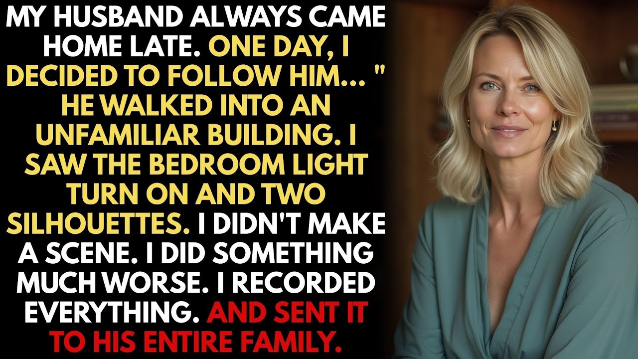 I Followed My Husband To A Gated Complex. I Didn't Scream. I Played The Audio At The Family BBQ.