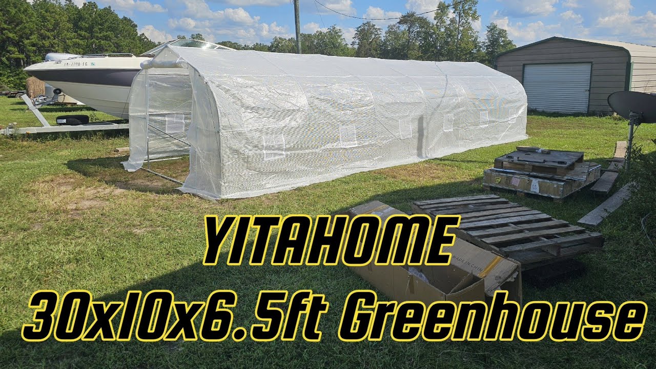 YITAHOME 30x10x6.5ft Greenhouse