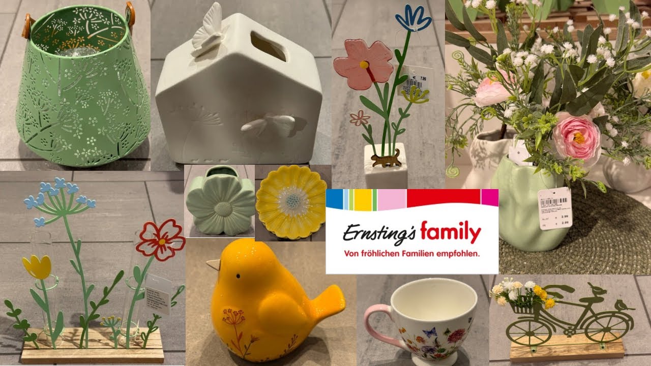 Frühlingsdeko /weihnachts & herbstdeko Sale % bei Ernstings Family 🌷