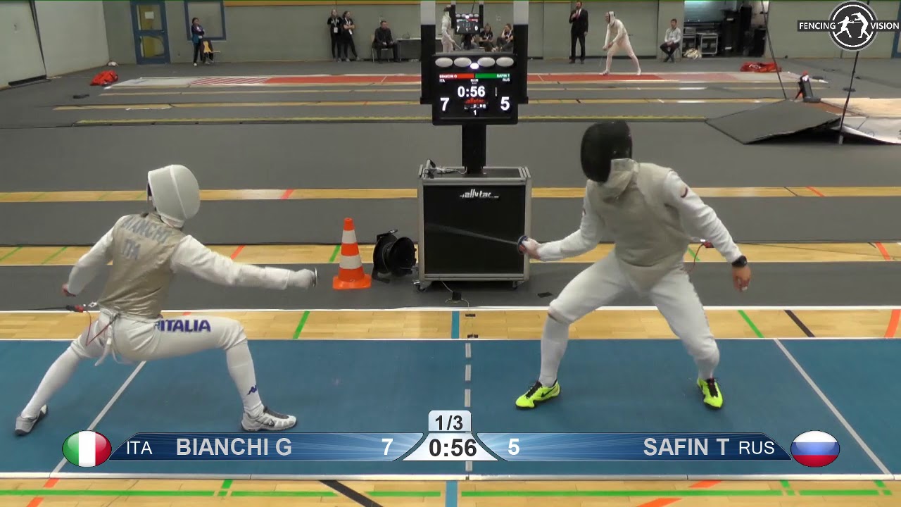 2018 138 T16 01 M F Individual Bonn GER WC BLUE SAFIN RUS vs BIANCHI ITA