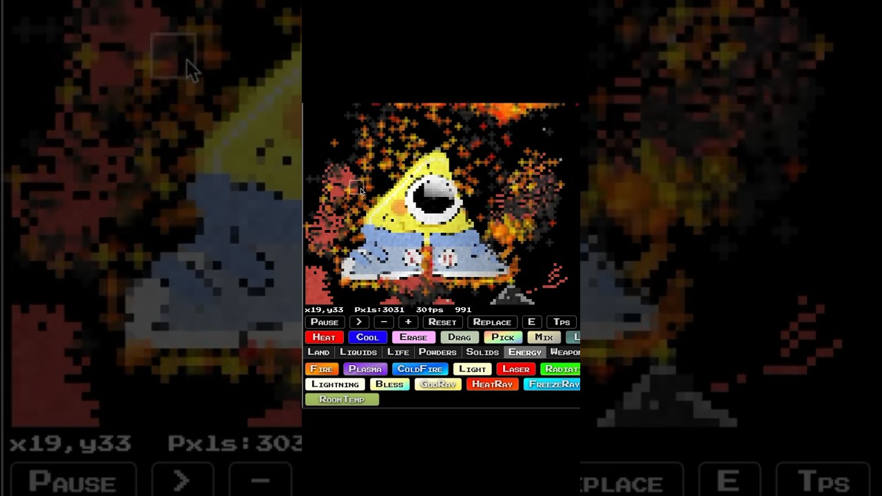 no more baby bill #sandboxels #browsergame