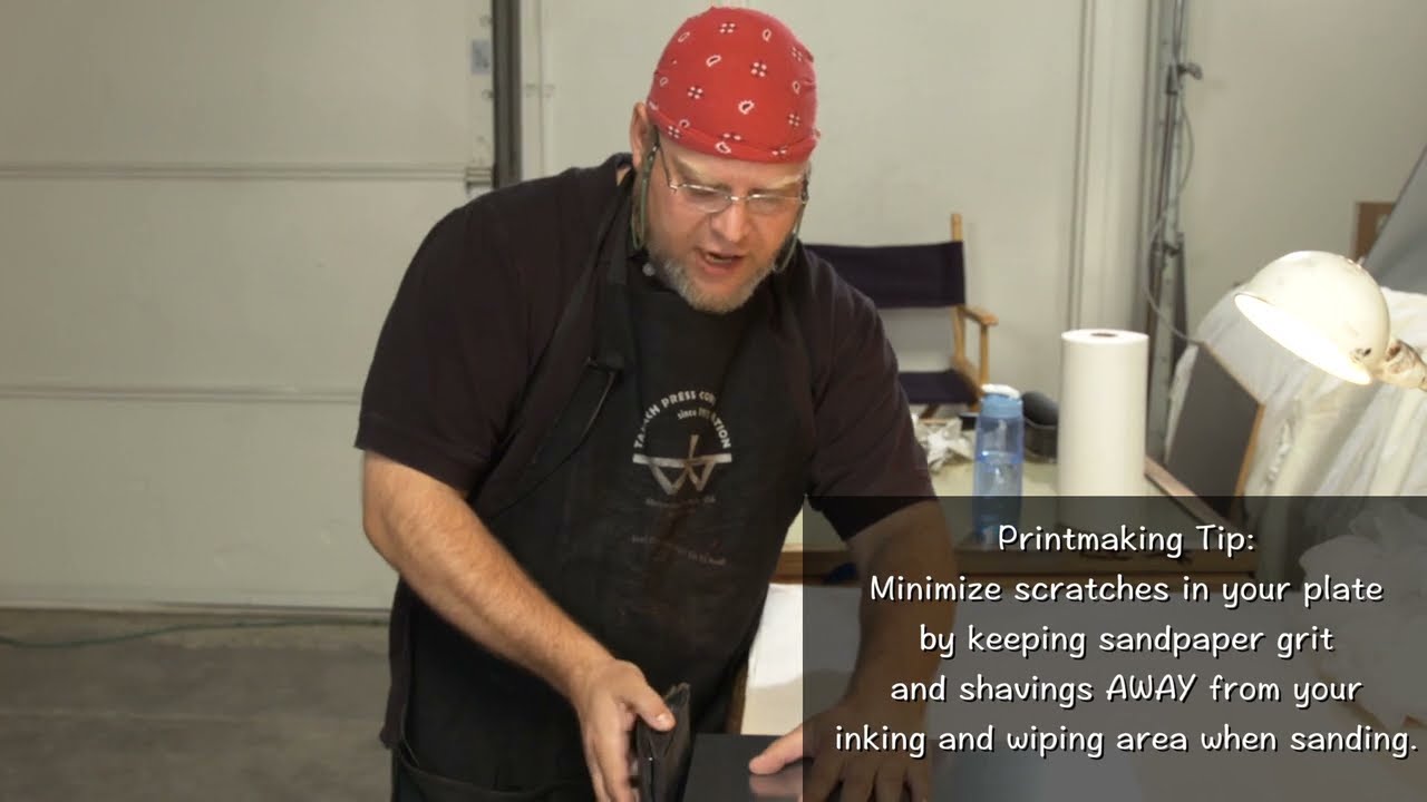 Part 1   Preparing the Polymer Plate - Jon Lybrook, Intaglio Editions