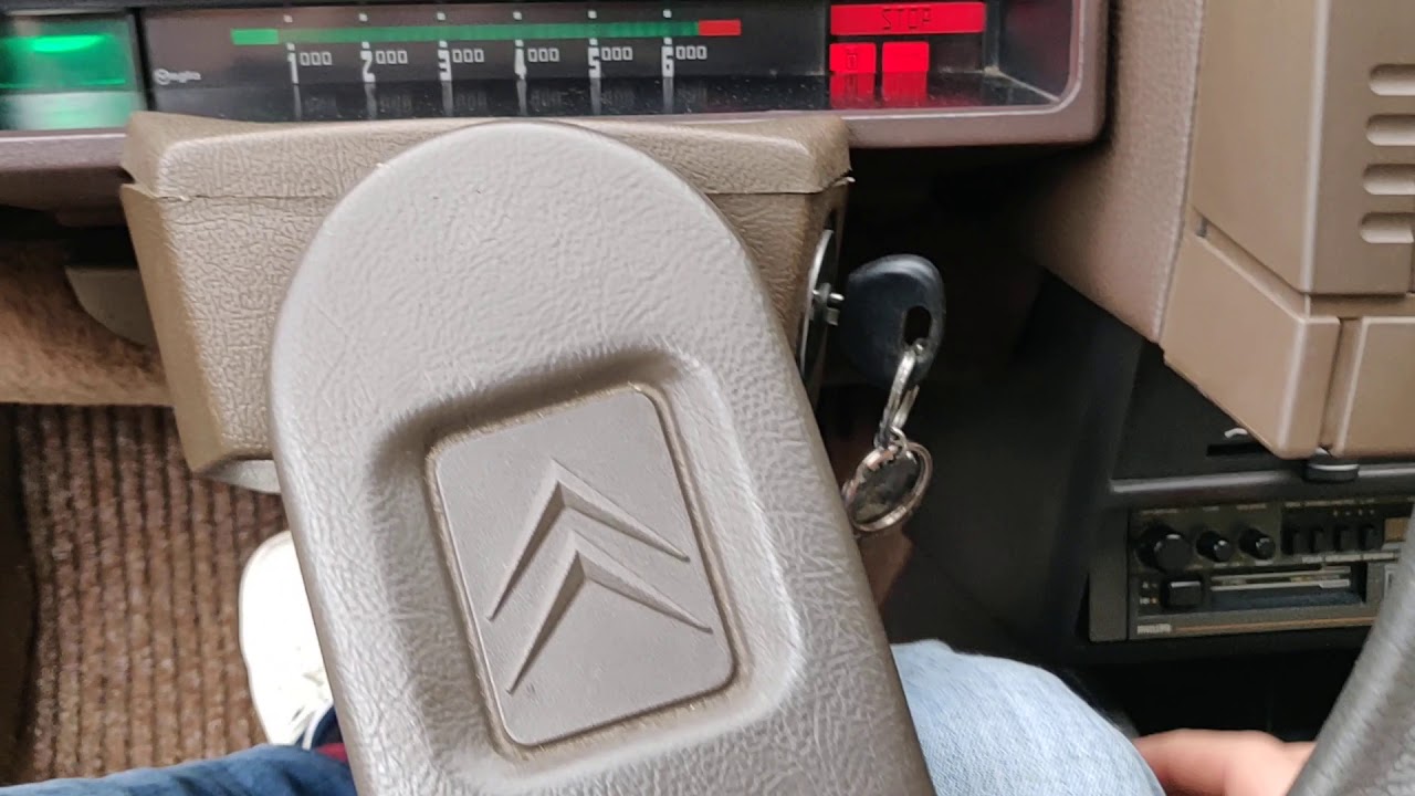 Citroën BX 16 TRS 1983 cold start