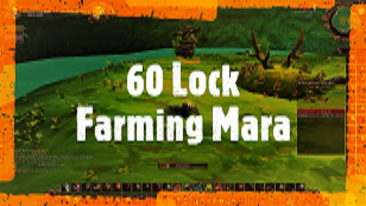 Classic WoW 60 Warlock Solo Mara Farming! (Tinkerer, Rotgrip, and Princess)