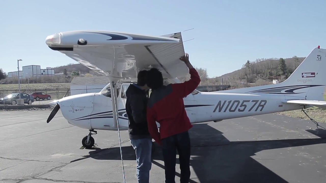 New York City Skyline Route | C172 G1000 | ATC Audio