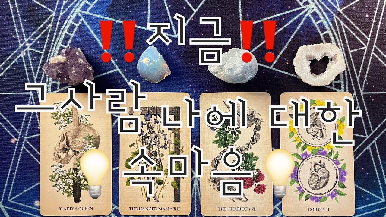타로- ‼️지금‼️그사람 나에 대한 속마음❤️