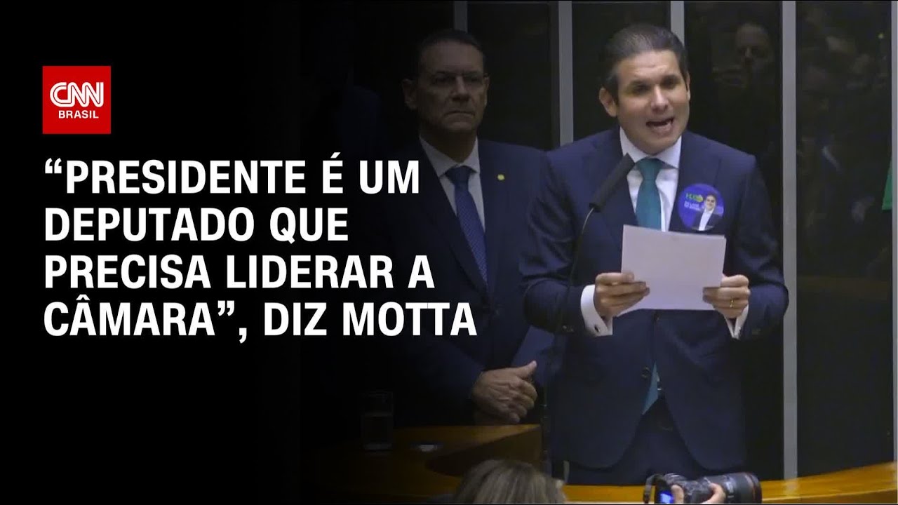 “Presidente é um deputado que precisa liderar a Câmara”, diz Motta | ELEIÇÕES NO CONGRESSO