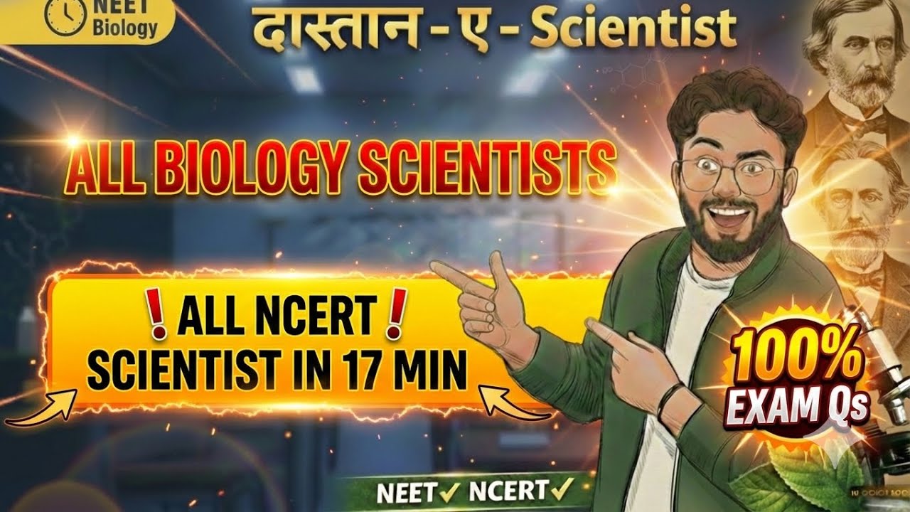 All Scientists & Contributions | Class 11 & 12 NCERT Biology for NEET 2026