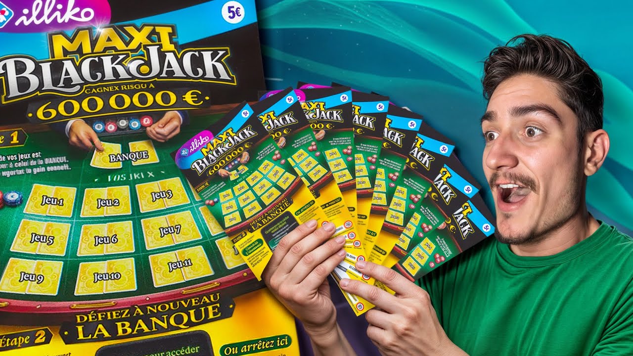 Grattage de 100€ de Maxi Blackjack 🔥 J'AI QUE DU GAIN !!