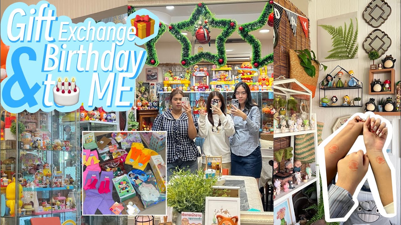 Gift exchange & Birthday to me New year ver. | Mini VLOG ep.10