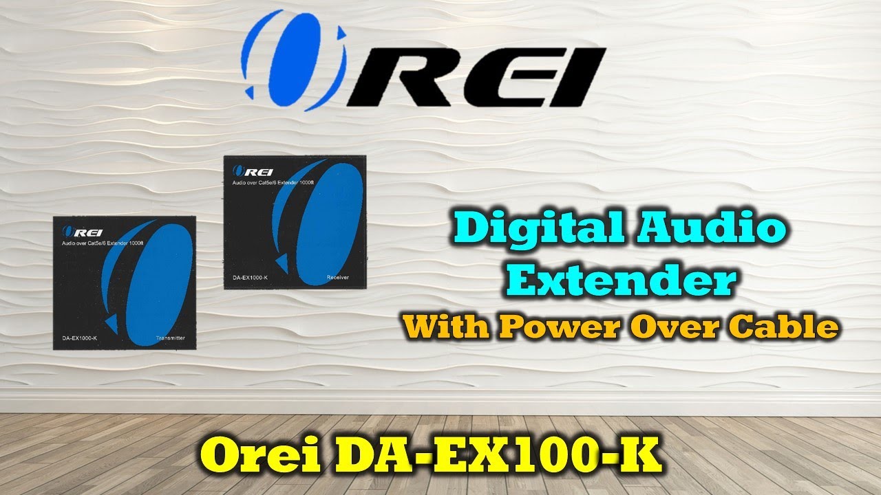 OREI Audio Over Cat5e/6 Extender Up to 1000 Feet - Extend Digital Optical Signal Long Distance